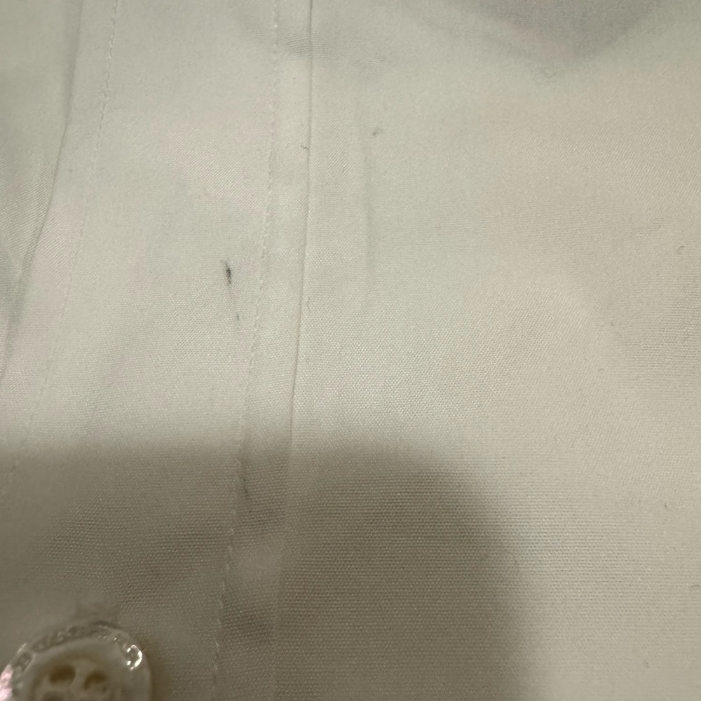 Burberry Mens White Check Dress Shirt - Picture 7 of 7